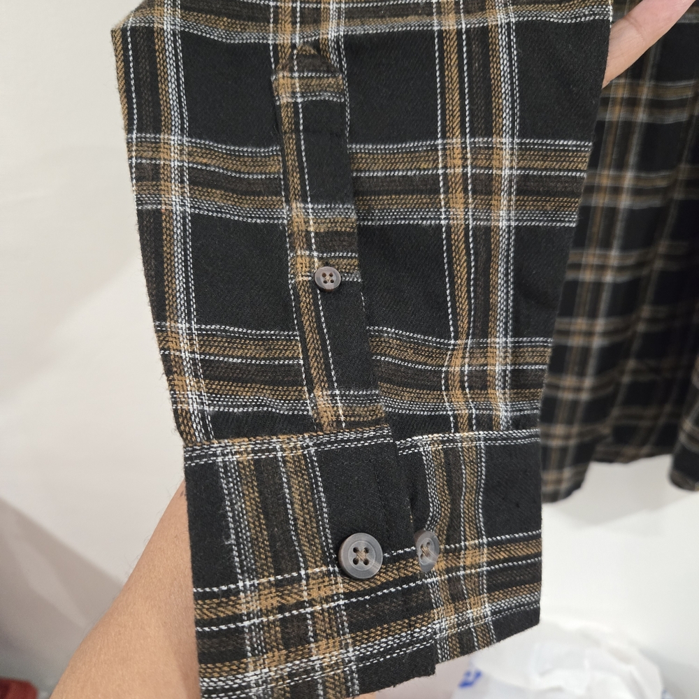 Mossy Oak Men's 3XL Plaid Button-Down Long Sleeve Shirt Cotton Outdoor - Picture 7 of 10